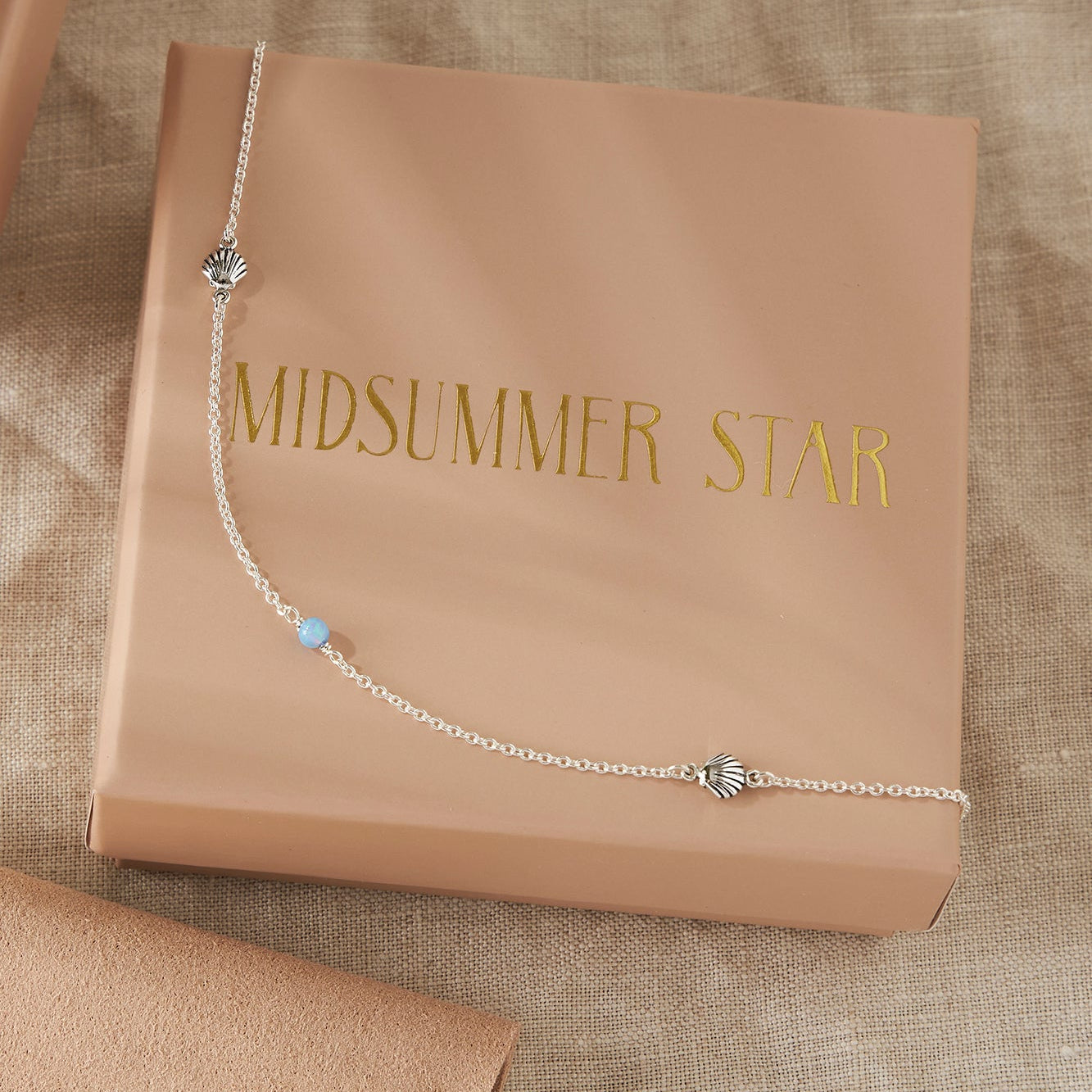 Oceanic Azure Opal Anklet