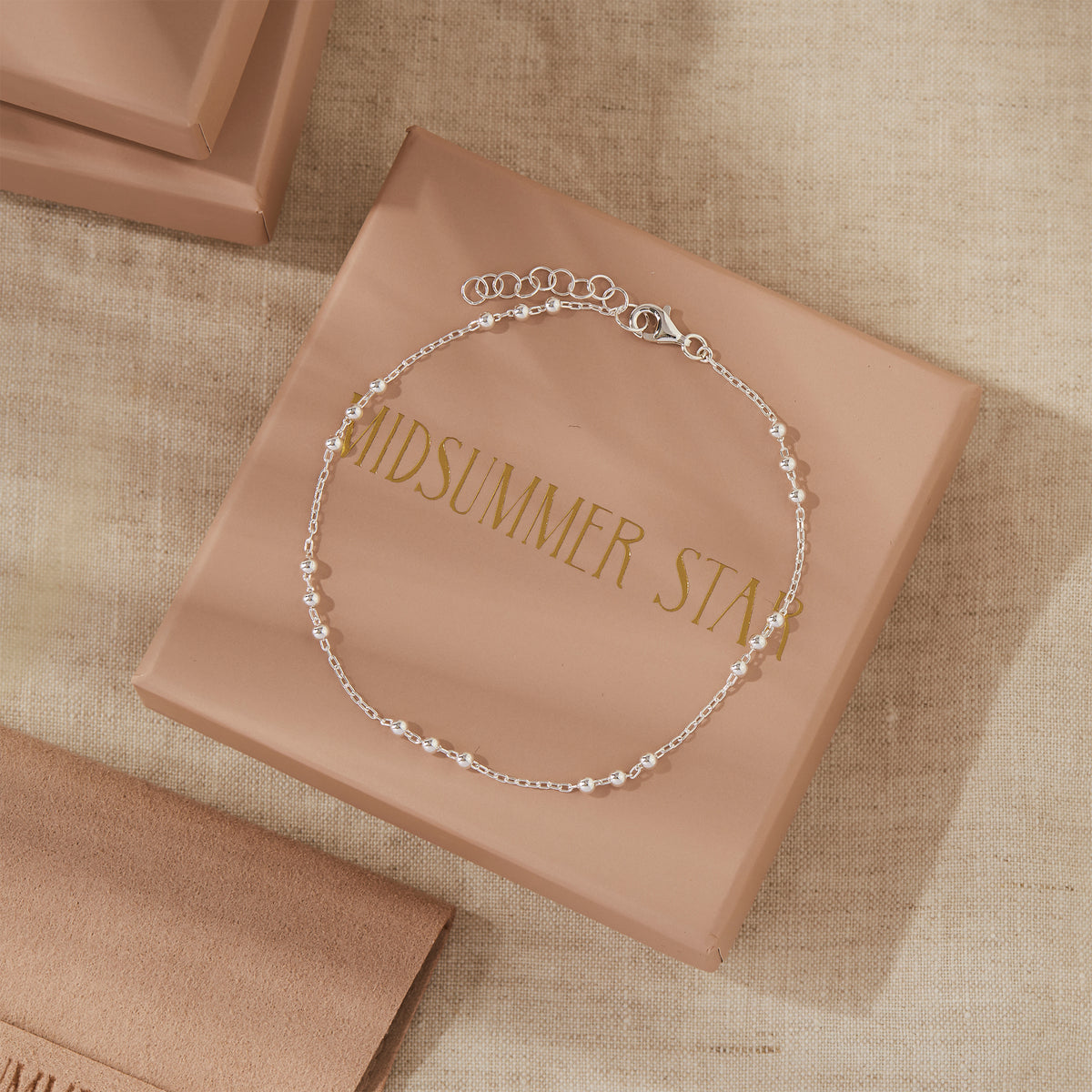 Beaded Chain Anklet