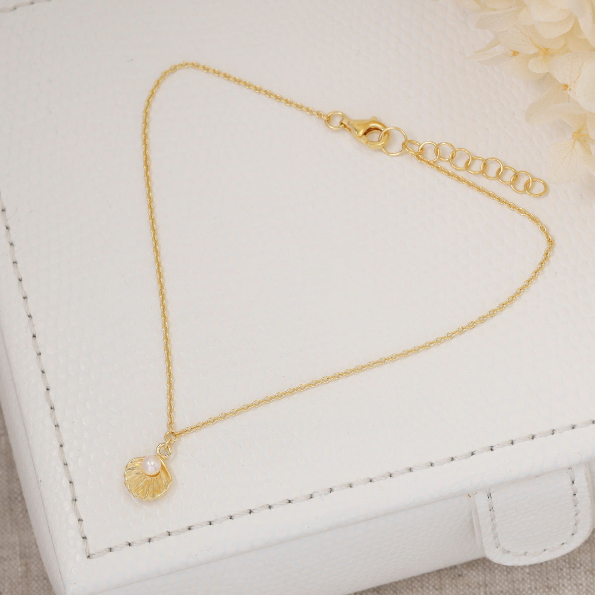 Seaside Ethereal Anklet Gold