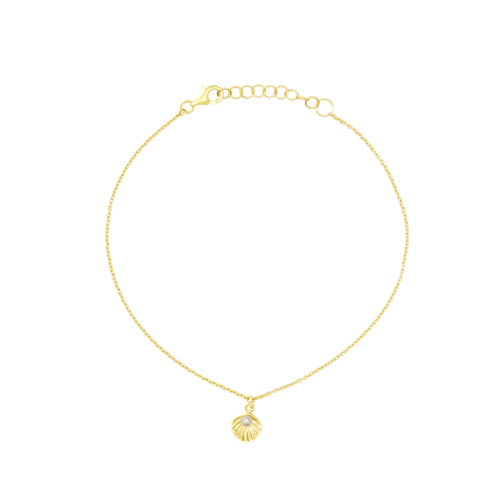 Seaside Ethereal Anklet Gold