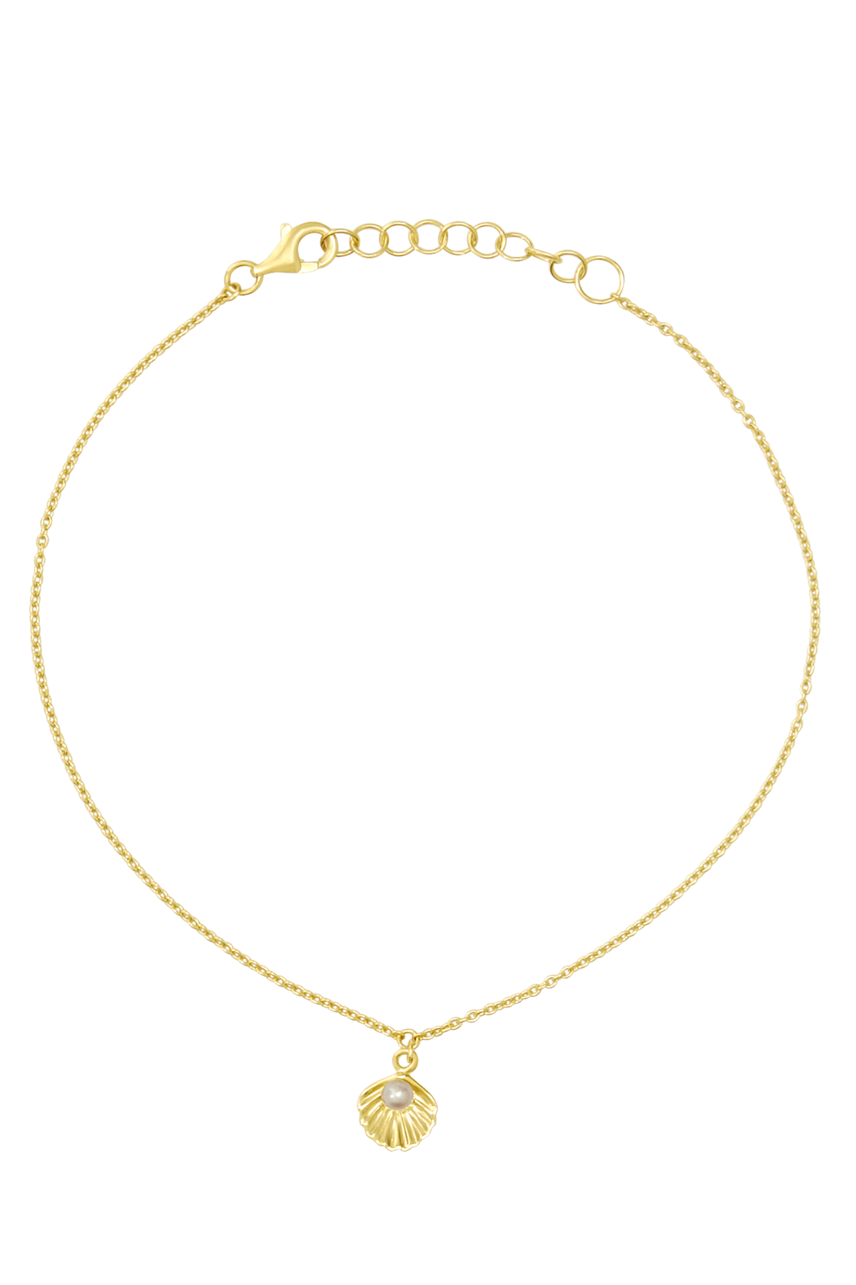 Seaside Ethereal Anklet Gold