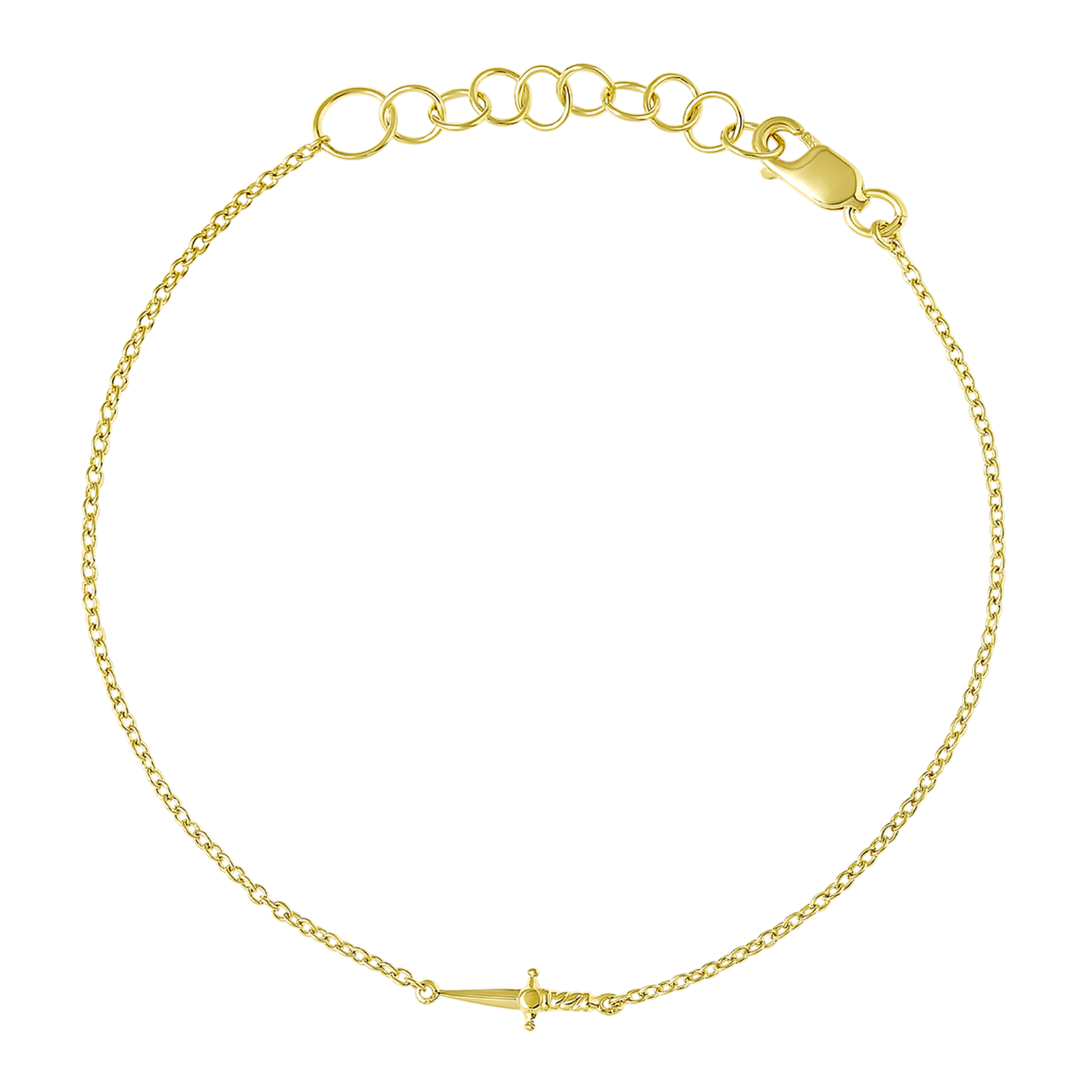 Cosmic Dagger Bracelet Gold