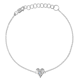 Love Heart Moonstone Bracelet