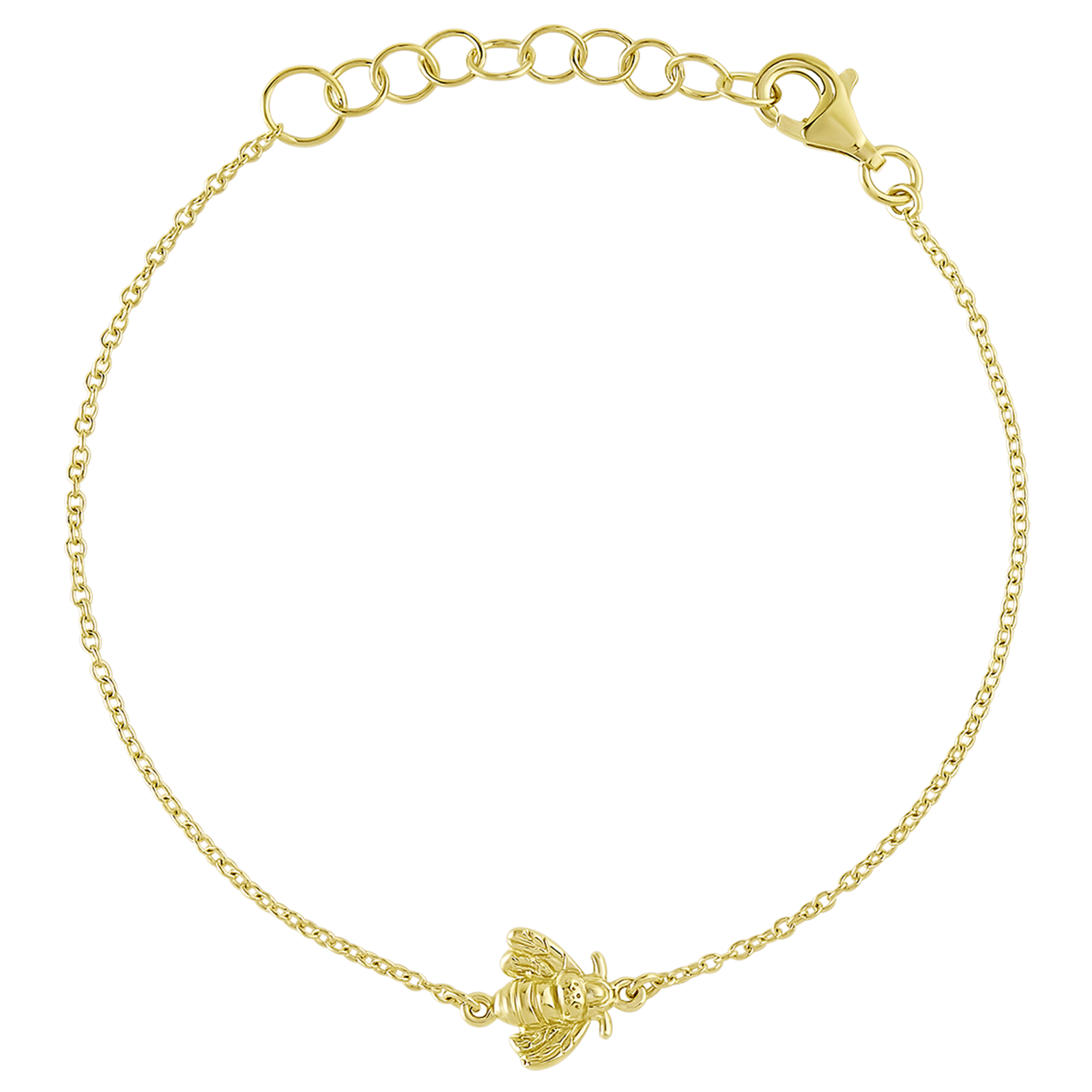 Gold Pollination Bee Bracelet