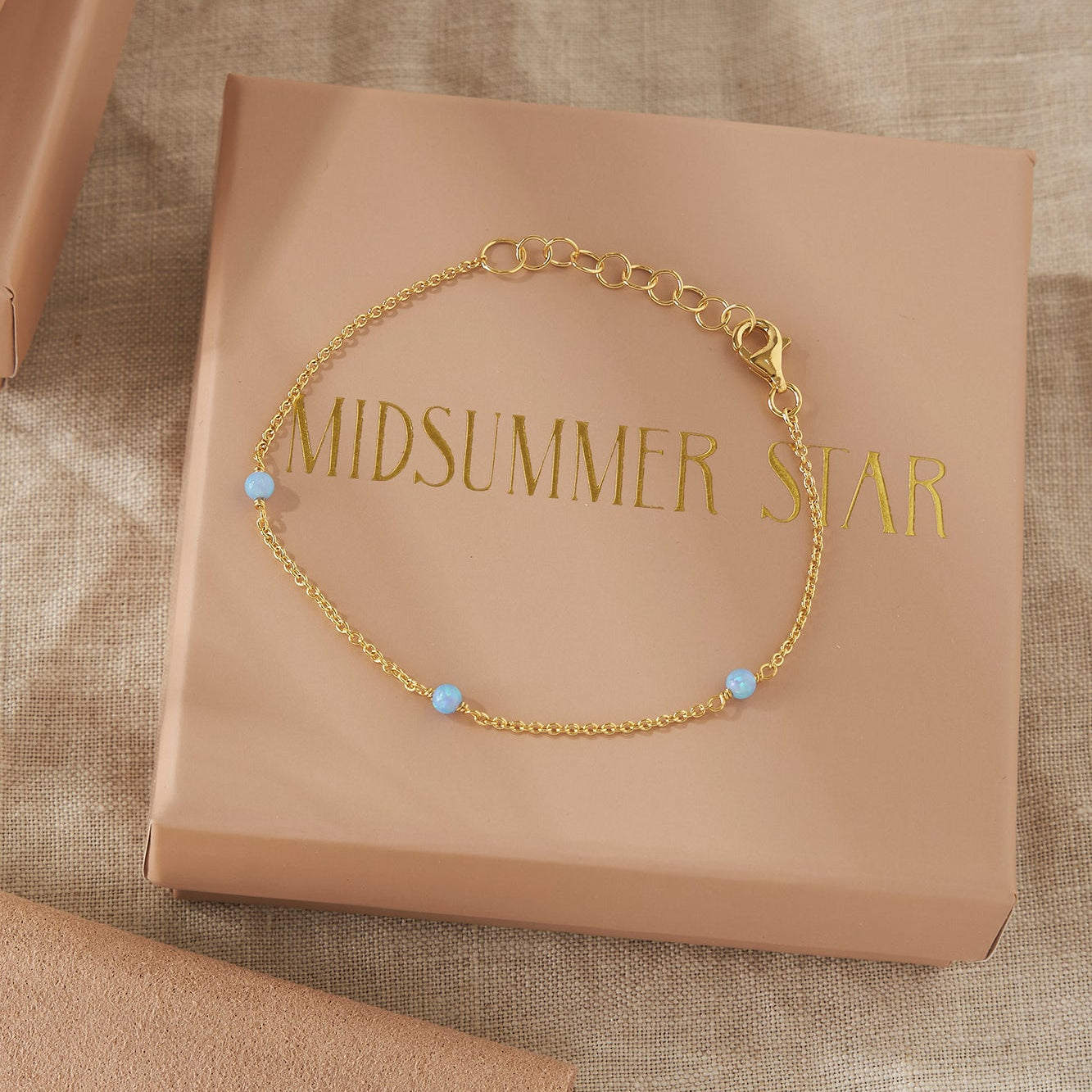 Mermaid Tears Opal Bracelet Gold