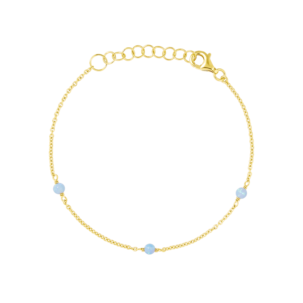 Mermaid Tears Opal Bracelet Gold
