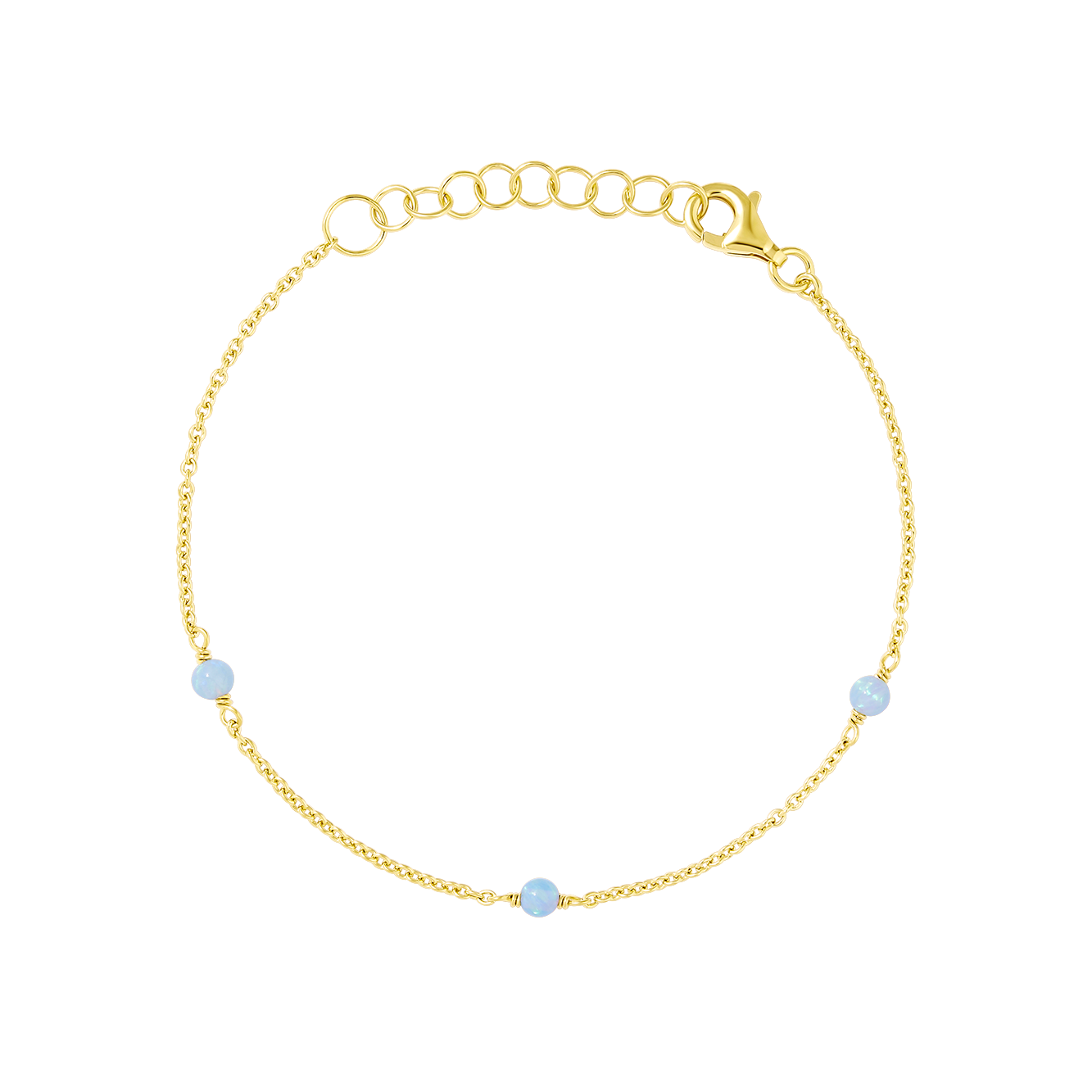 Mermaid Tears Opal Bracelet Gold