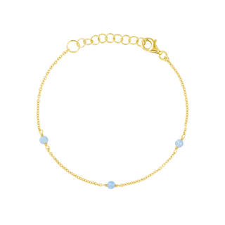 Mermaid Tears Opal Bracelet Gold