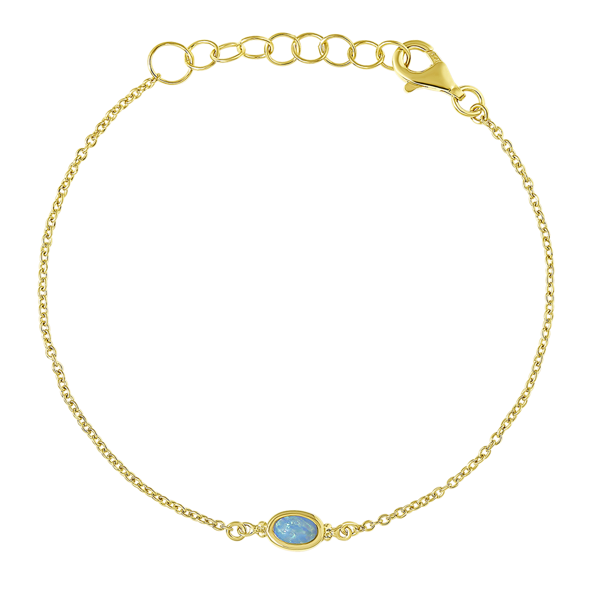 Moon Song Opal Bracelet Gold
