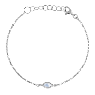 Moon Song Rainbow Moonstone Bracelet