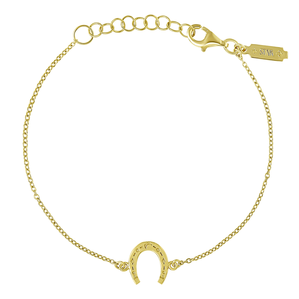 Lucky Horseshoe Bracelet Gold