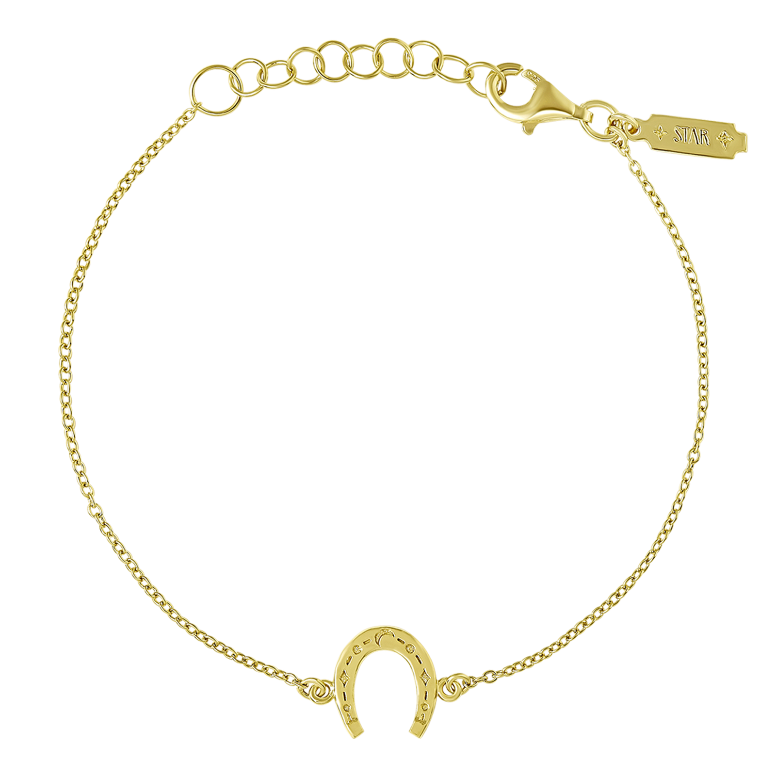 Lucky Horseshoe Bracelet Gold