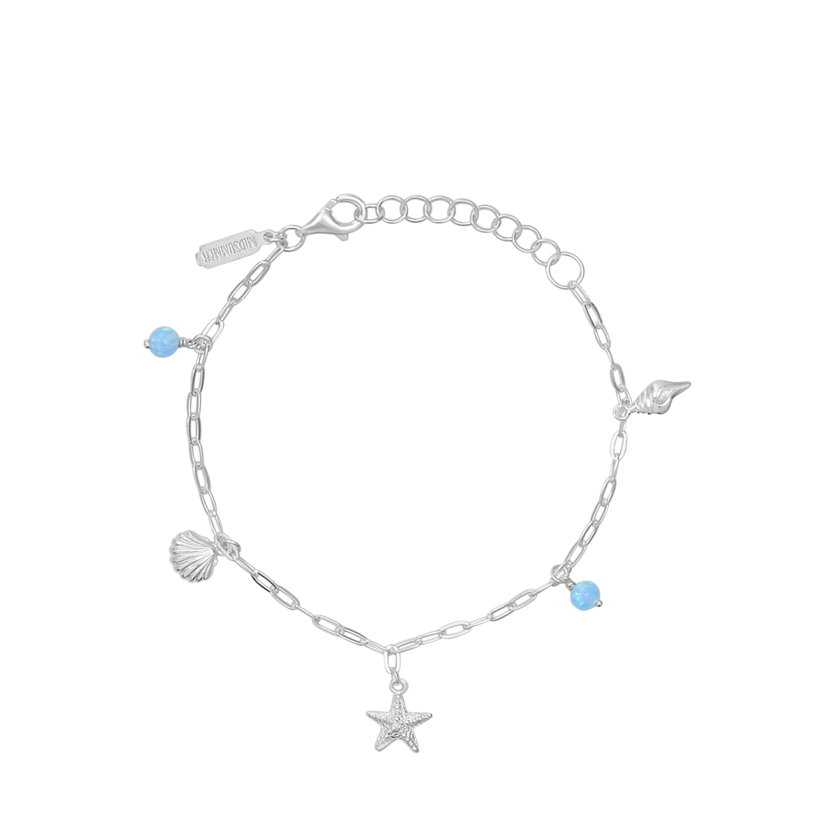 Oceanic Opal Charm Bracelet