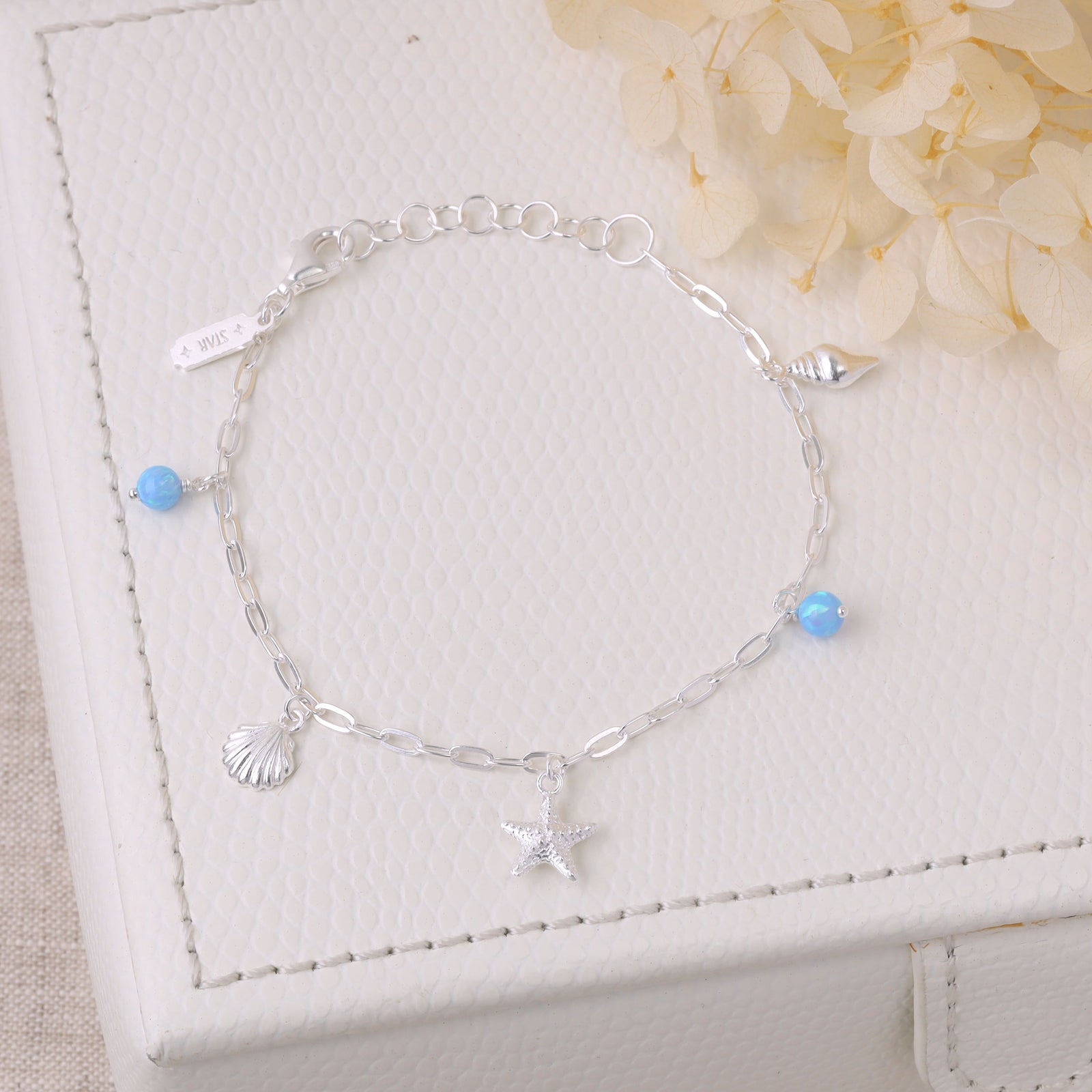 Oceanic Opal Charm Bracelet