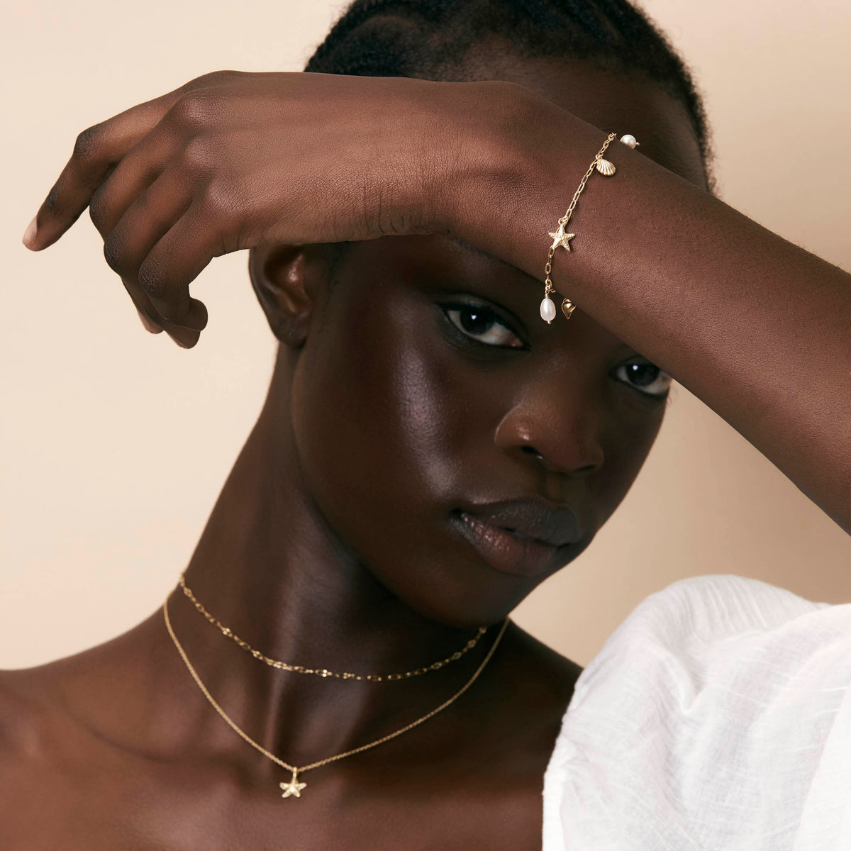 Oceanic Charm Bracelet Gold