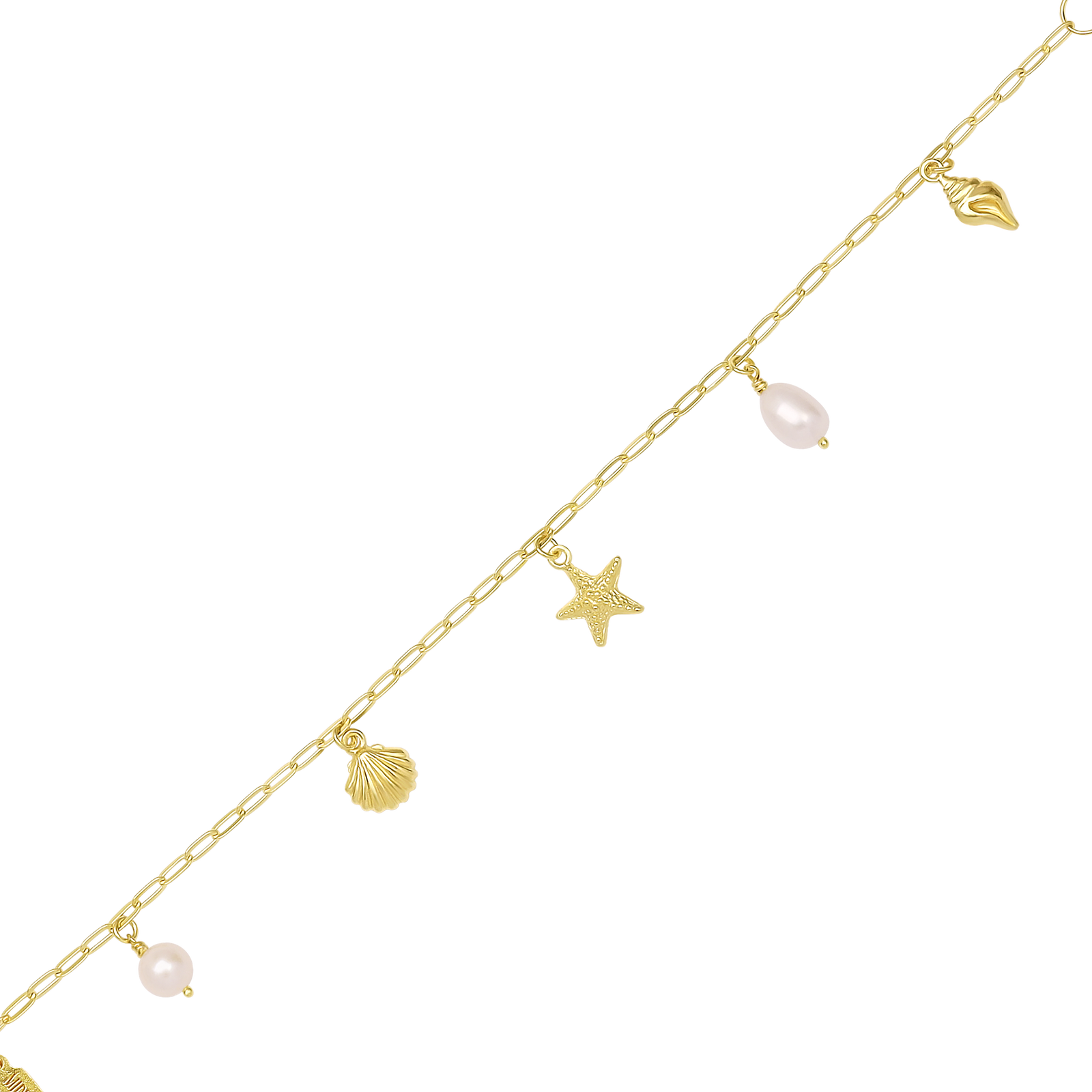 Oceanic Charm Bracelet Gold