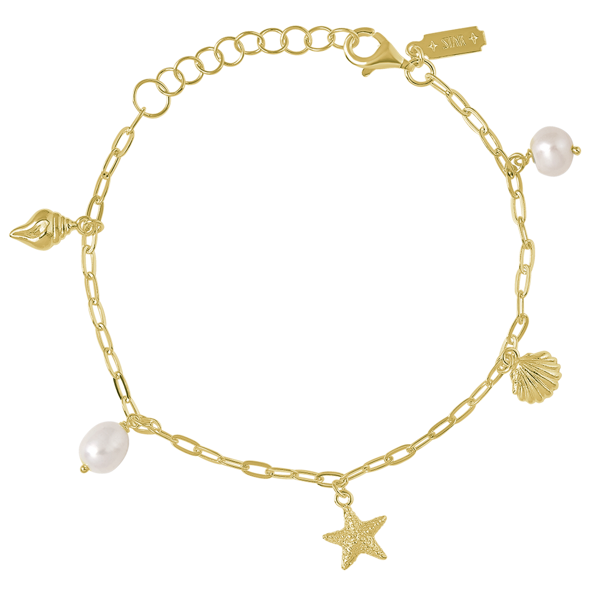 Oceanic Charm Bracelet Gold