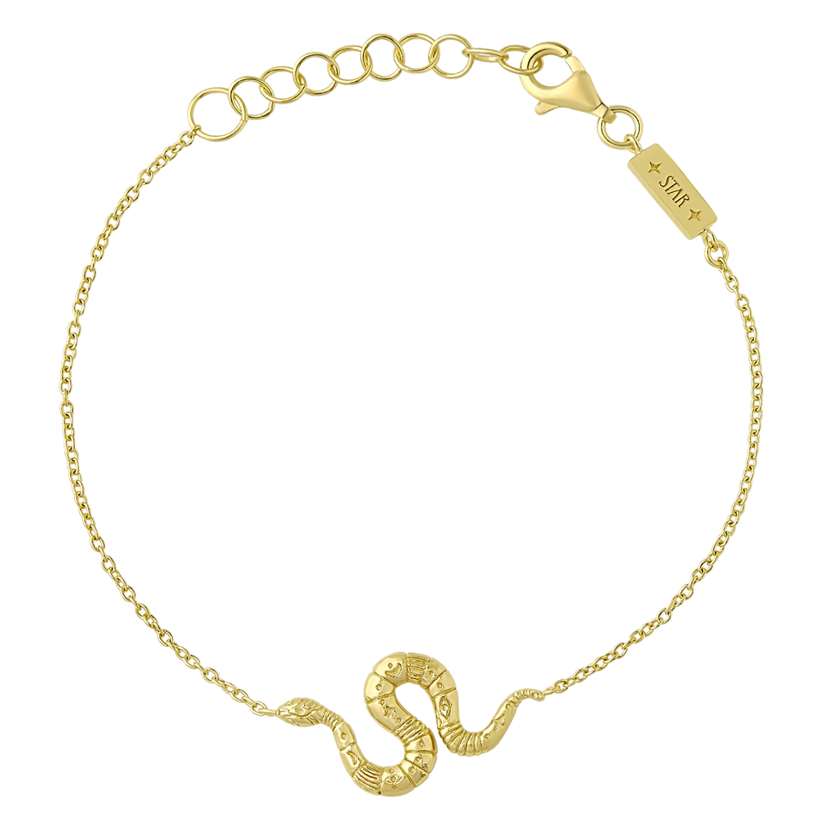 Lunara Serpent Bracelet Gold