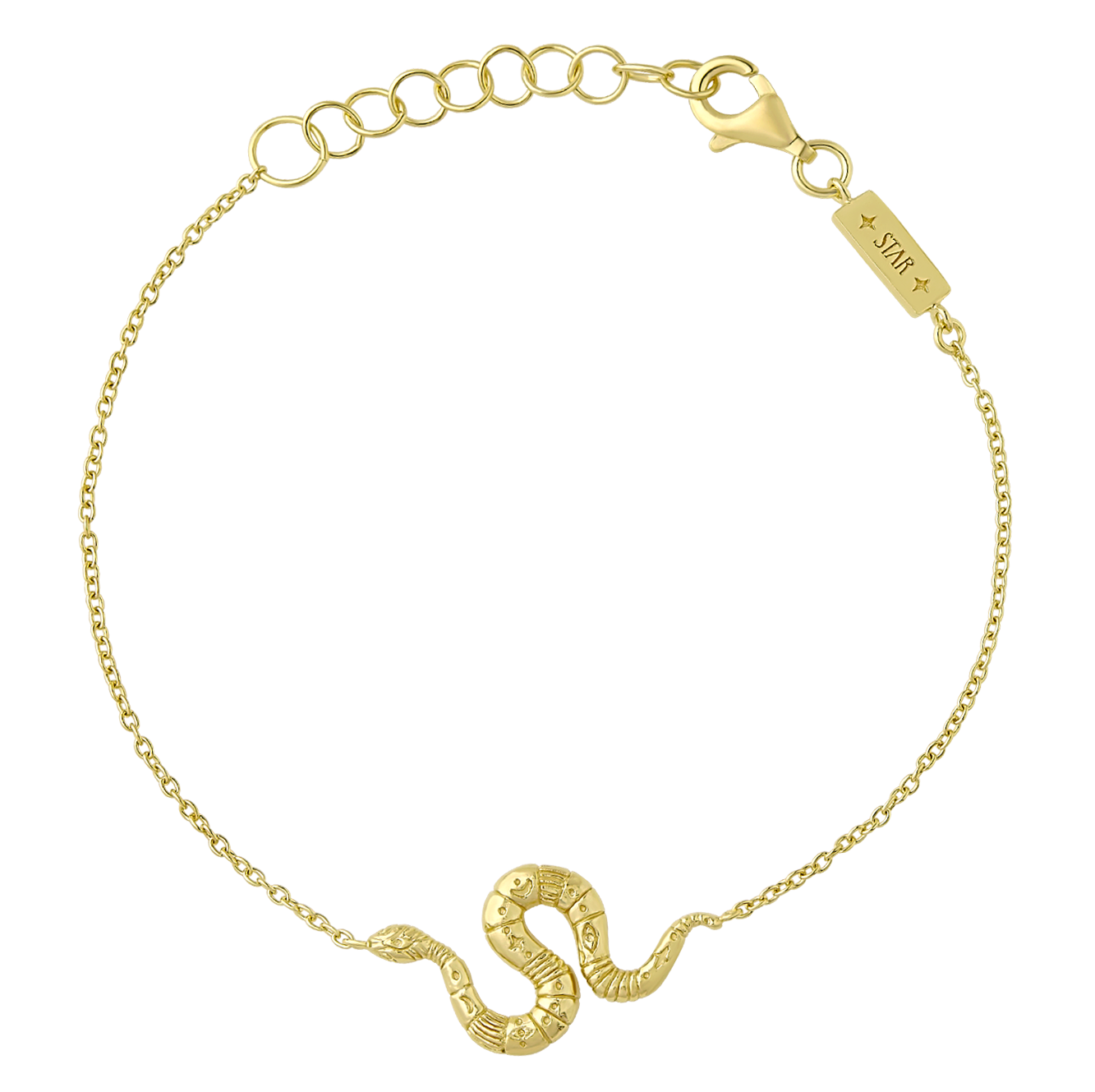 Lunara Serpent Bracelet Gold