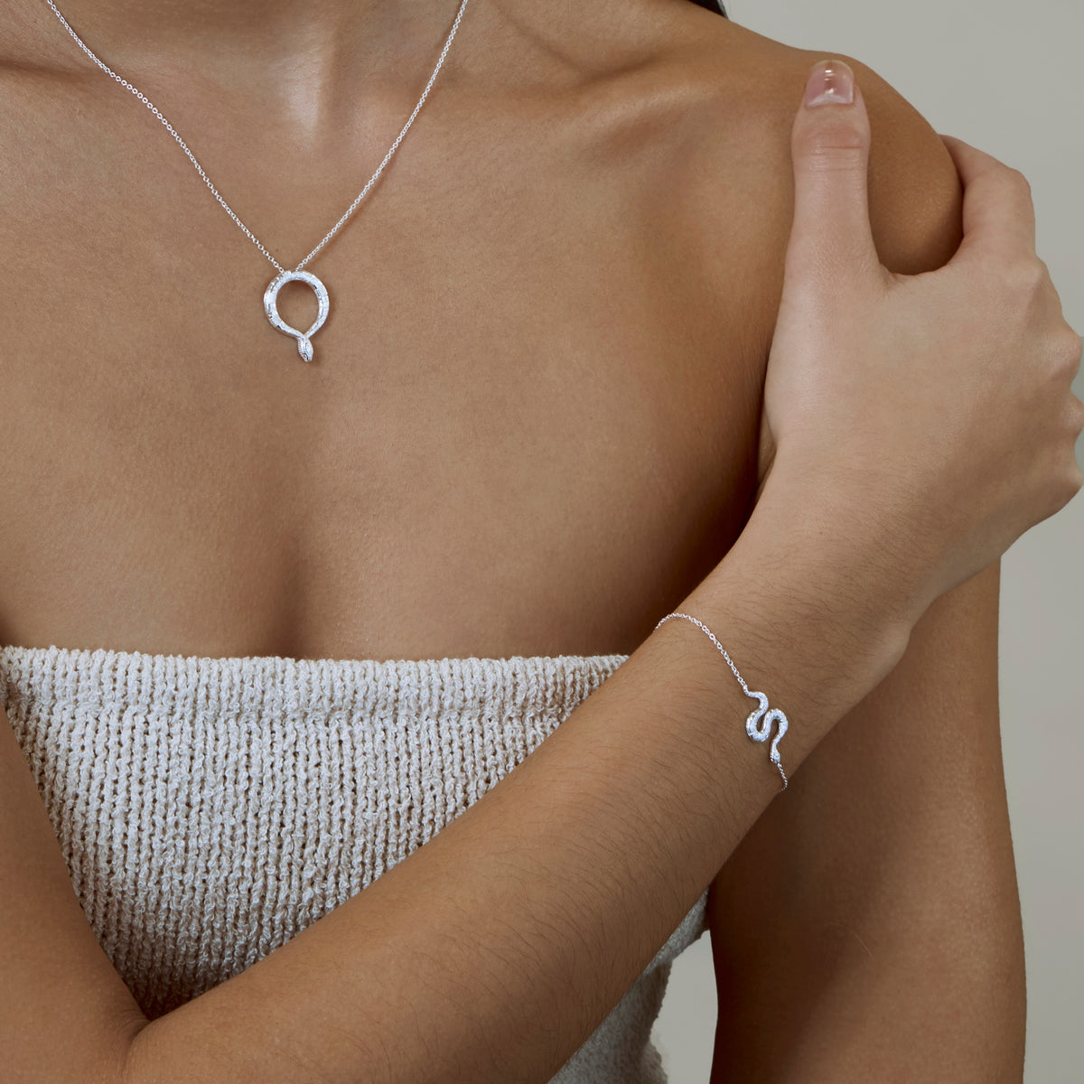 Lunara Serpent Necklace