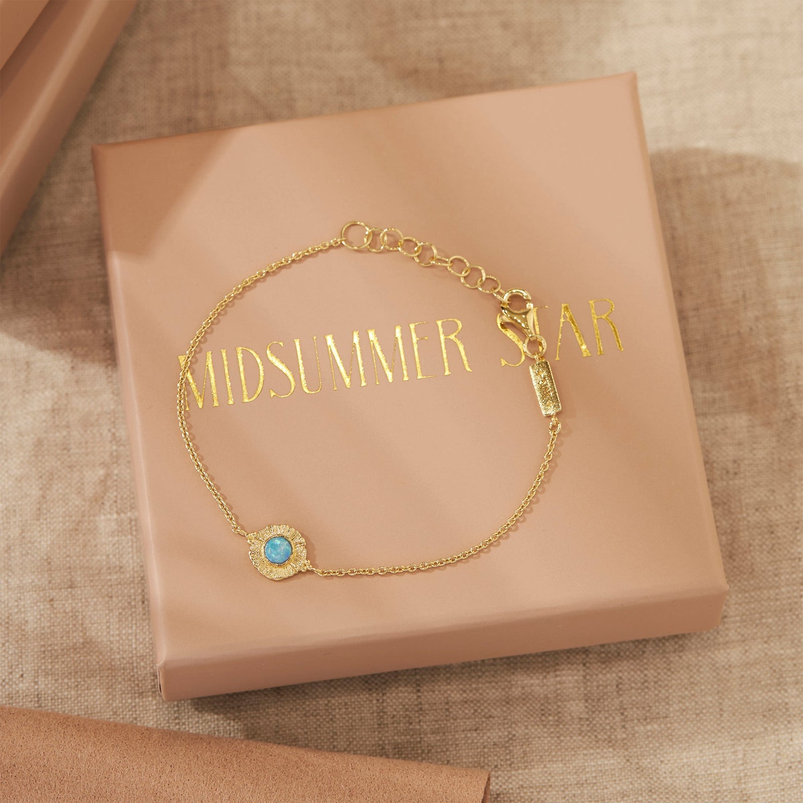 Veya Azure Opal Bracelet Gold