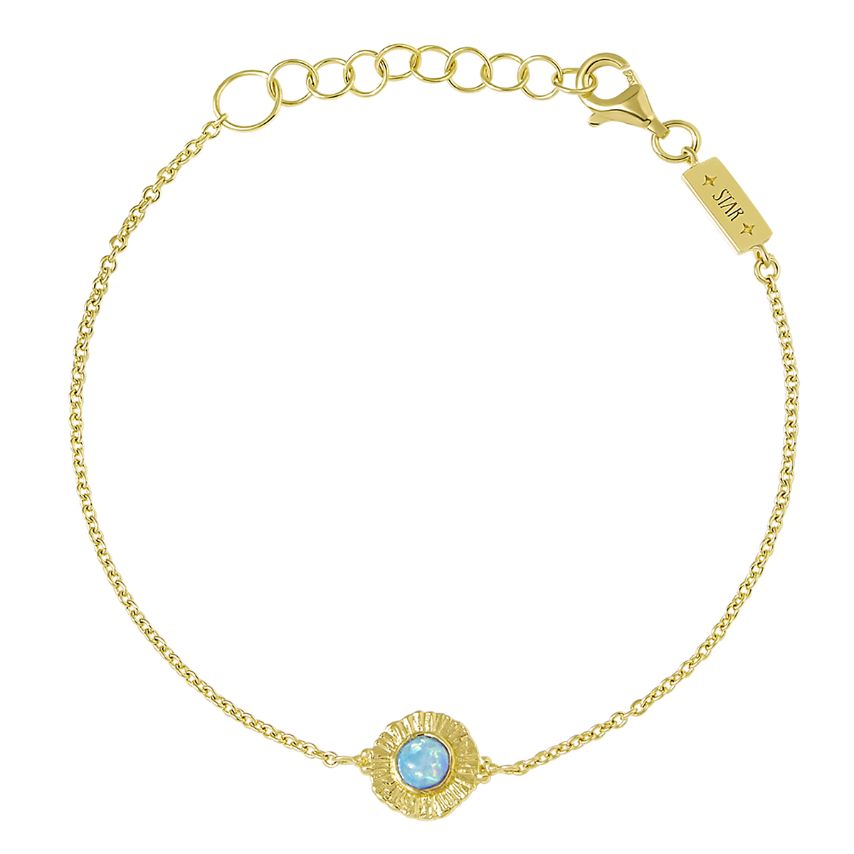 Veya Azure Opal Bracelet Gold