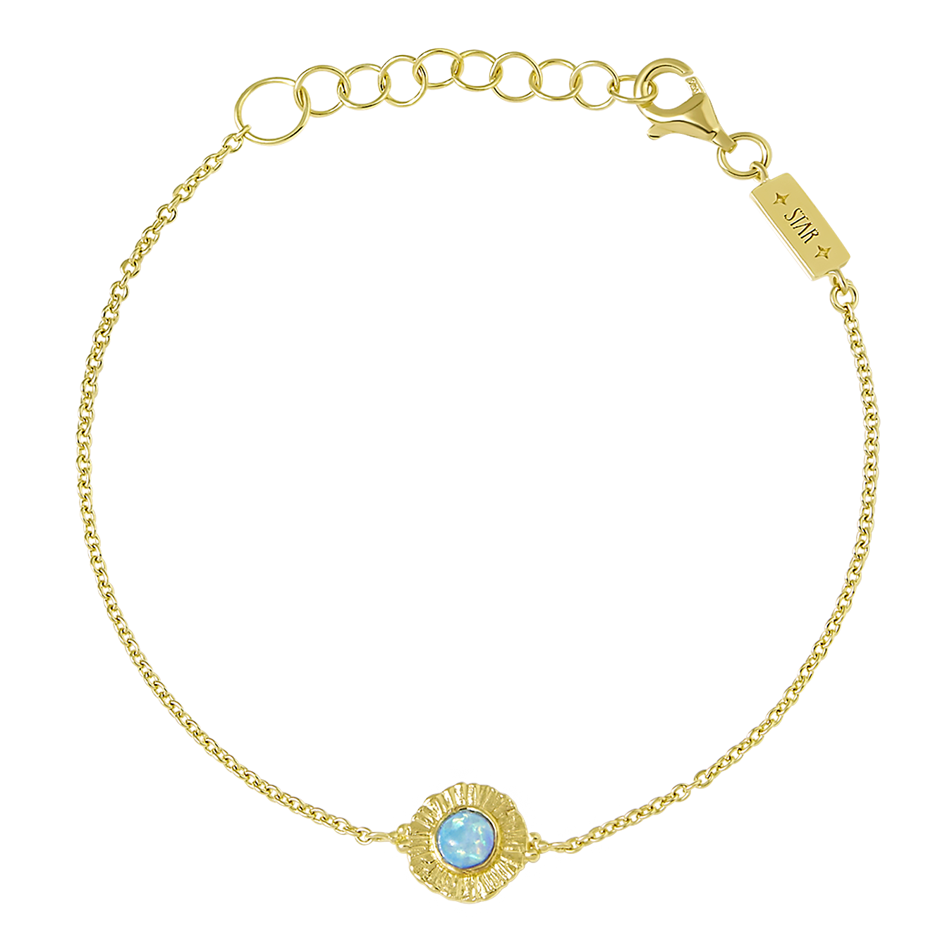 Veya Azure Opal Bracelet Gold