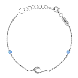 Surf Wave Azure Opal Bracelet