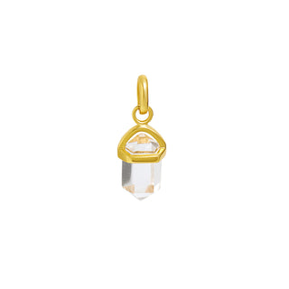 Dainty Empress Crystal Gold Charm