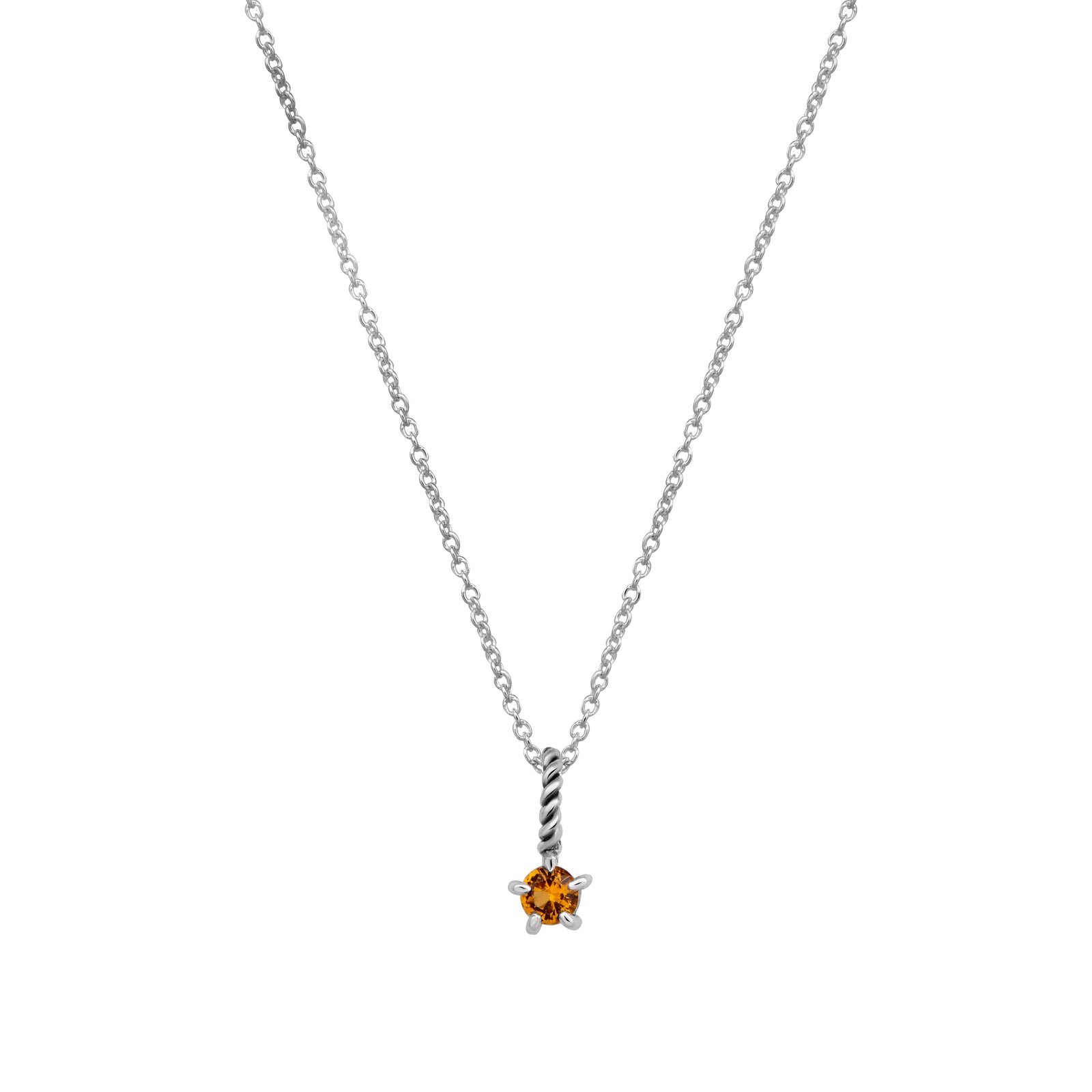 Citrine Birthstone Neck Charm