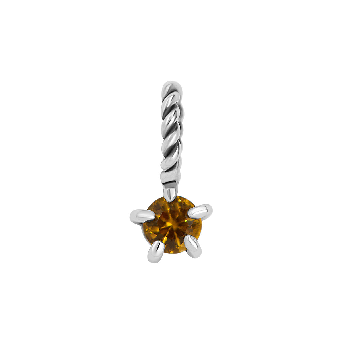Citrine Birthstone Neck Charm