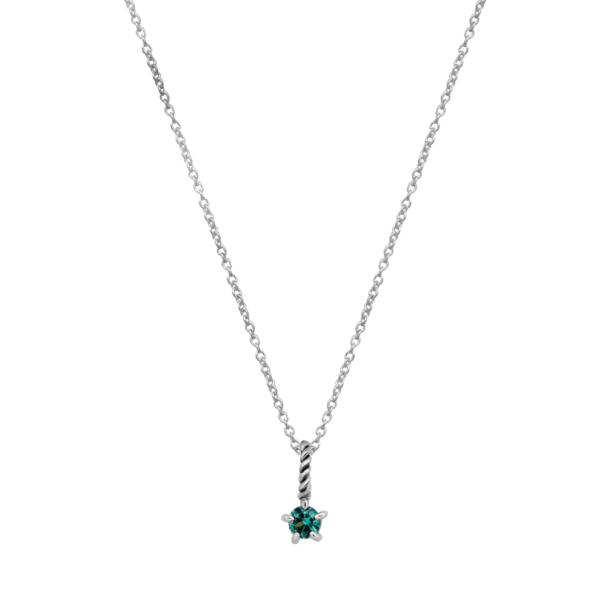 Emerald Birthstone Neck Charm