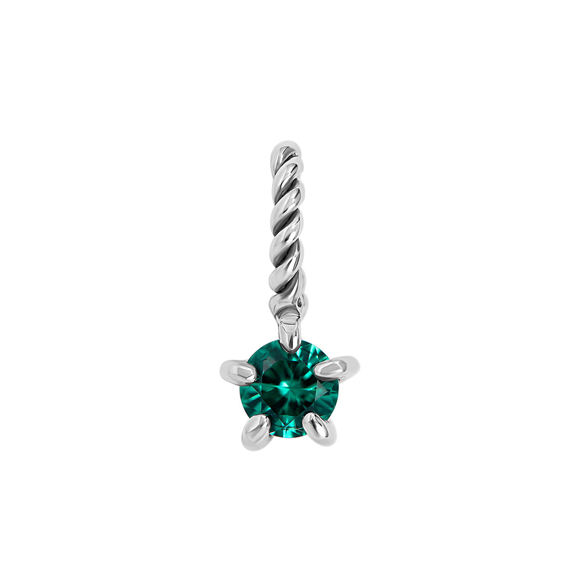 Emerald Birthstone Neck Charm