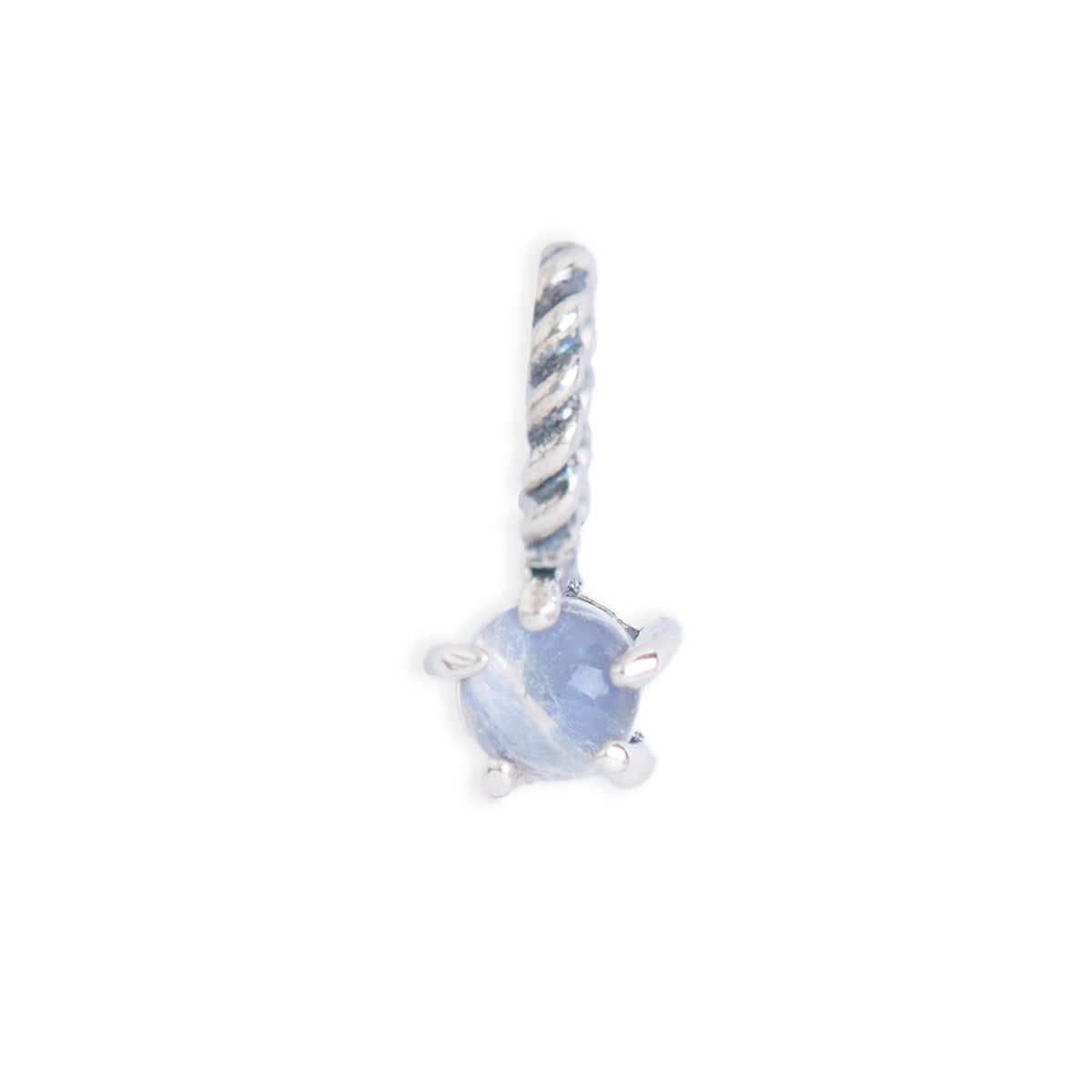 Rainbow Moonstone Birthstone Neck Charm