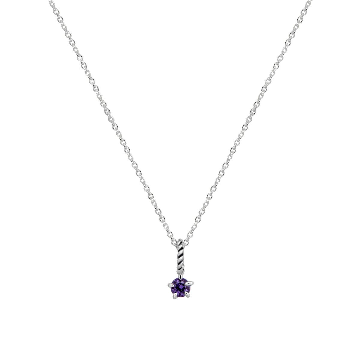 Tanzanite Birthstone Neck Charm