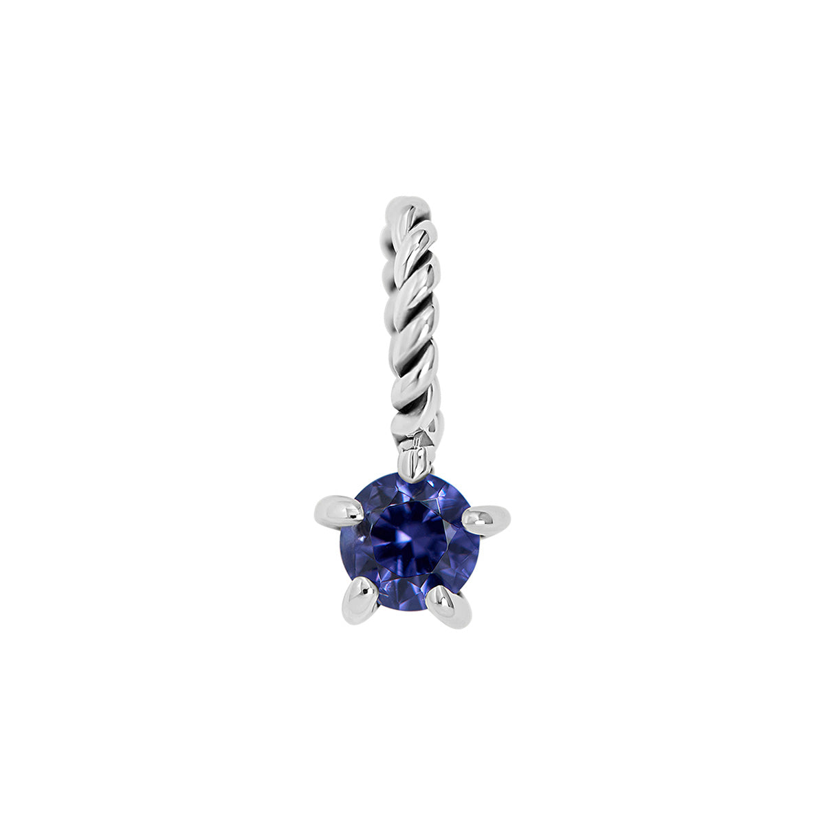 Tanzanite Birthstone Neck Charm