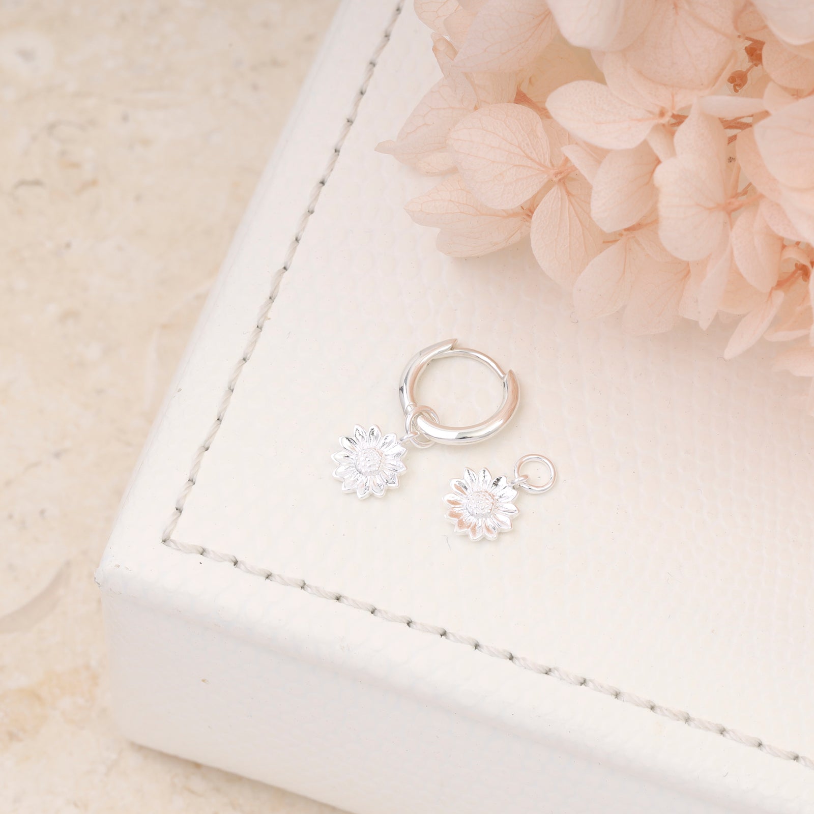 Dainty Sunflower Ear Charms