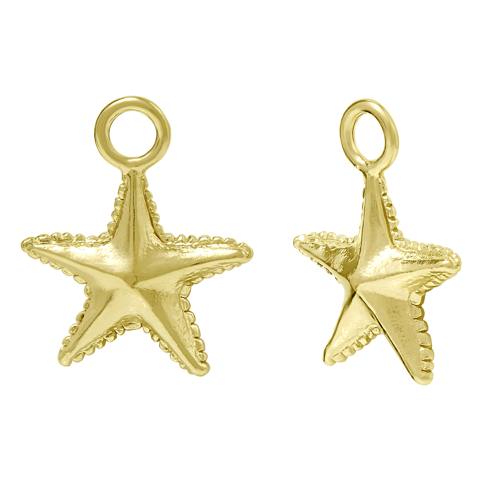 Starfish Ear Charms Gold