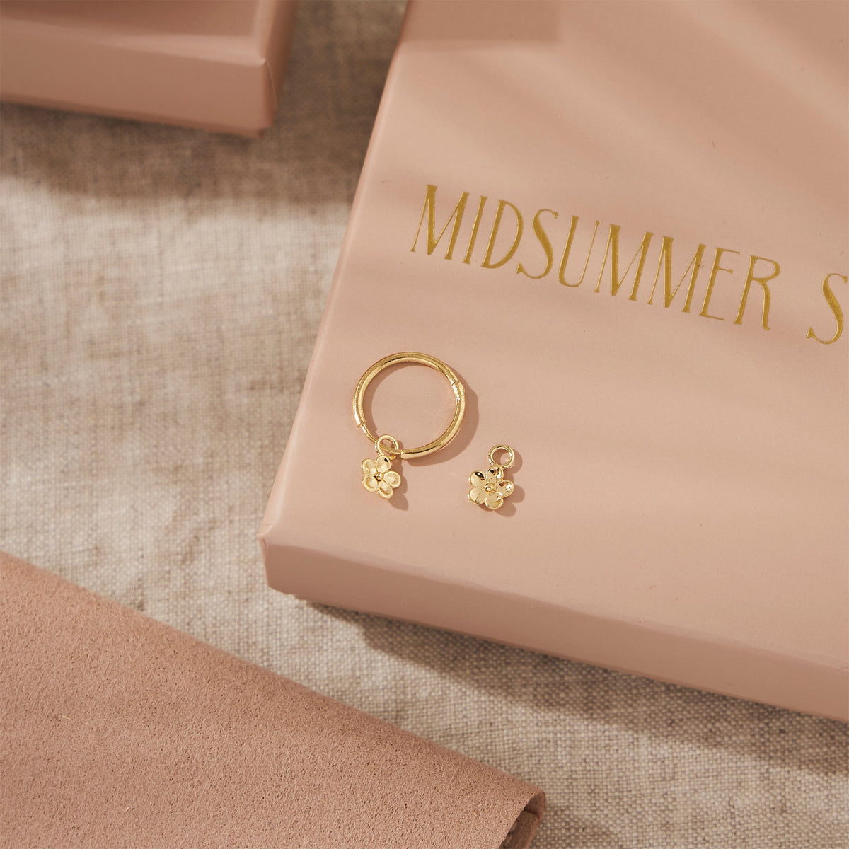 Forget Me Not Ear Charm Gold