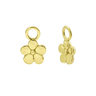 Forget Me Not Ear Charm Gold - Pair