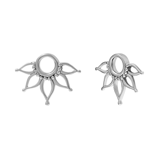 Lotus Ear Charm - Pair
