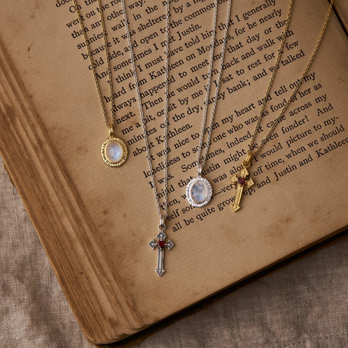 Meridian Moonstone Necklace