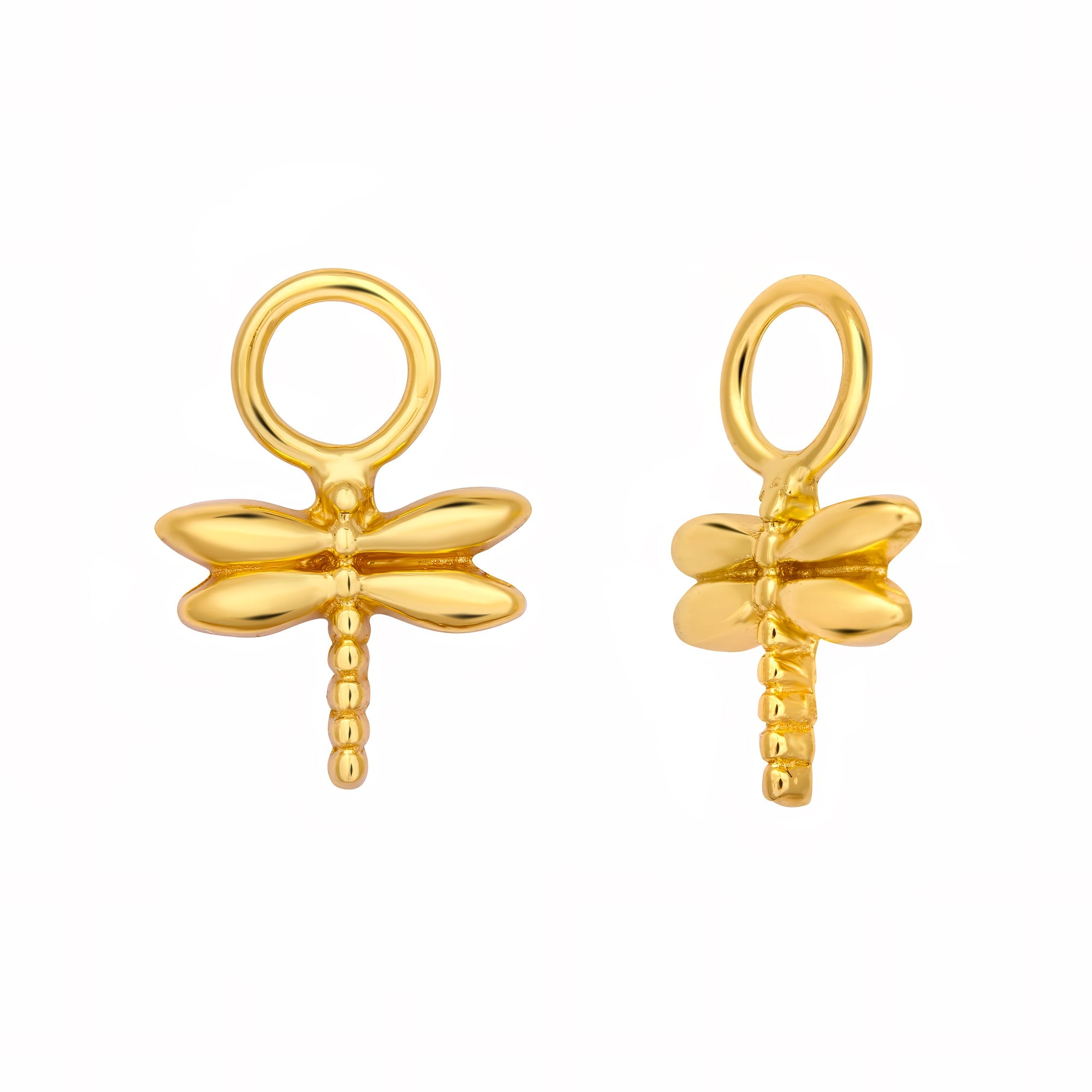 Dragonfly Ear Charms Gold