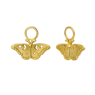 Celestial Moth Ear Charms Gold - Pair