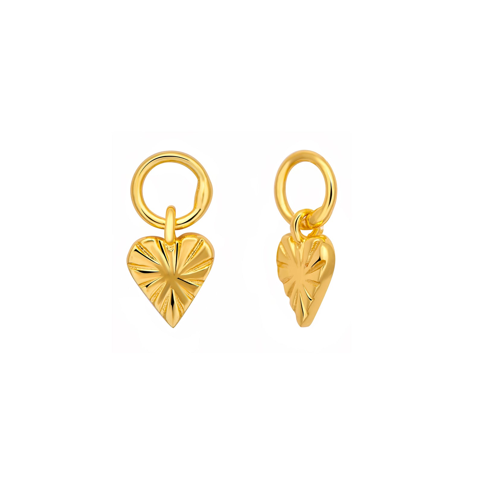 Sweetheart Ear Charms Gold