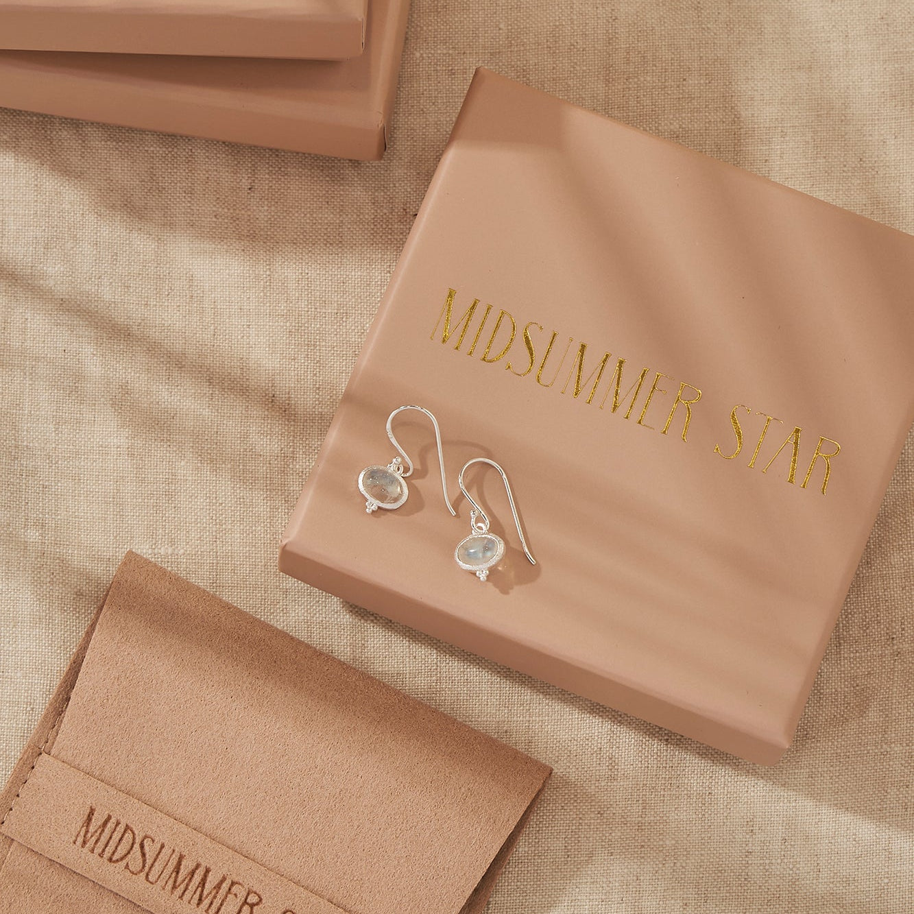 Mira Moonstone Earrings