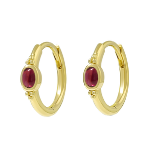 The Visionary Garnet Huggies Gold