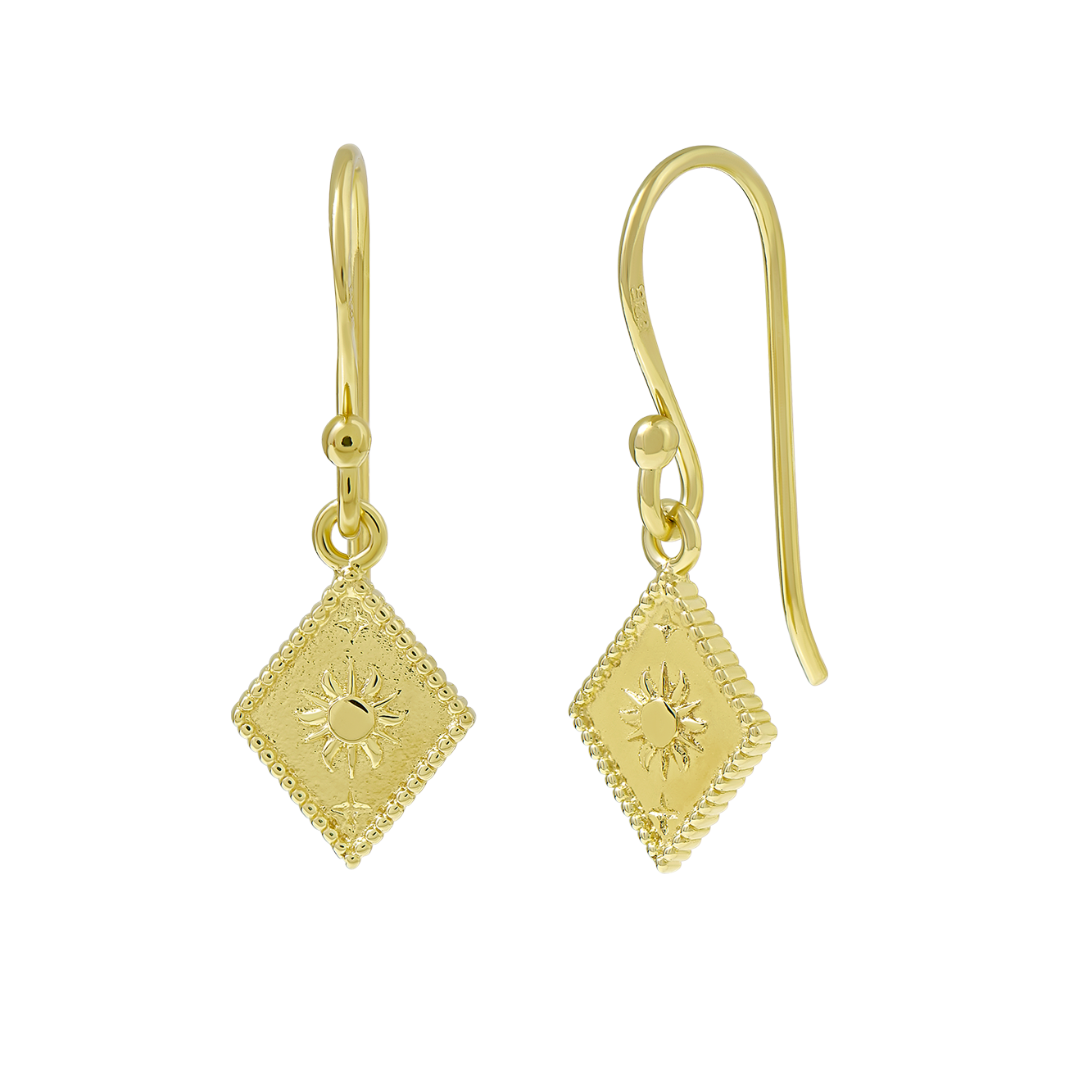 Solunar Earrings Gold