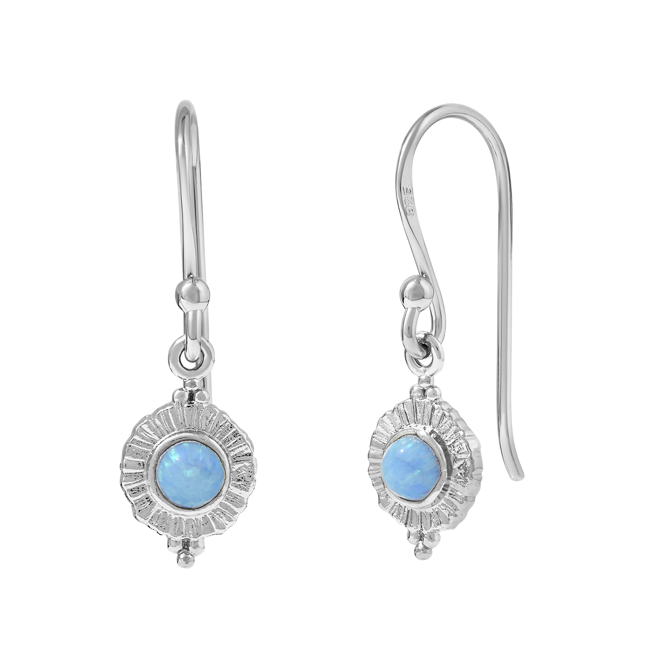 Veya Azure Opal Drop Earrings