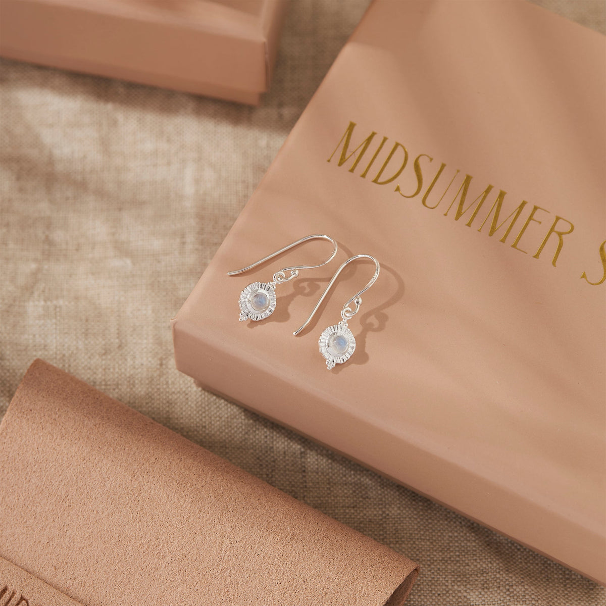 Veya Moonstone Drop Earrings
